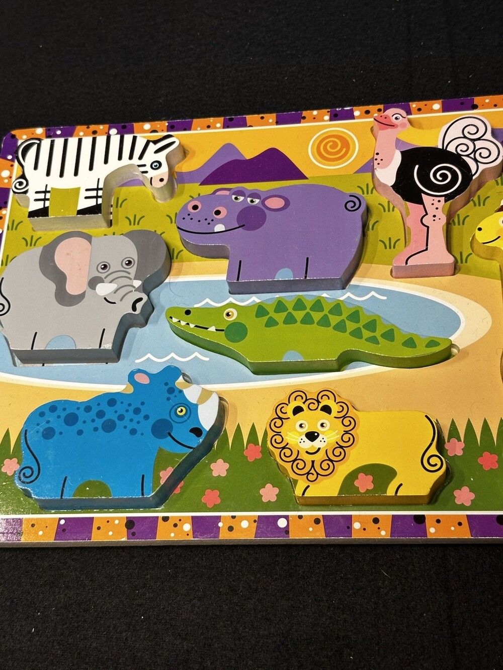 Melissa & Doug Safari Animals Chunky Puzzle